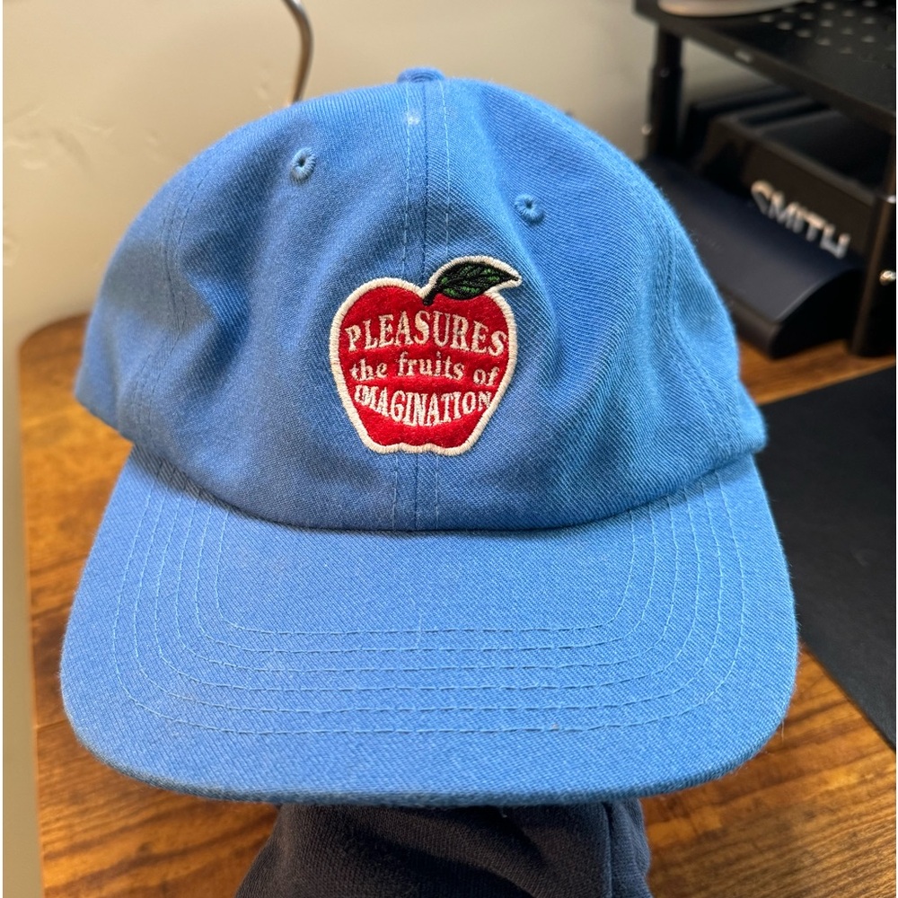 PLEASURES 5-Panel SnapBack Hat